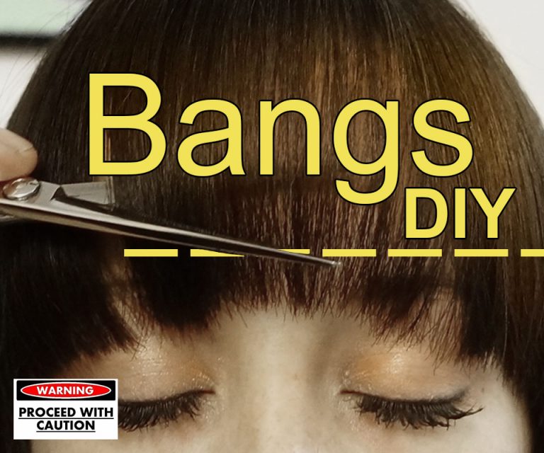 DIY Bangs. To Bang or Not to Bang done by Dēroc